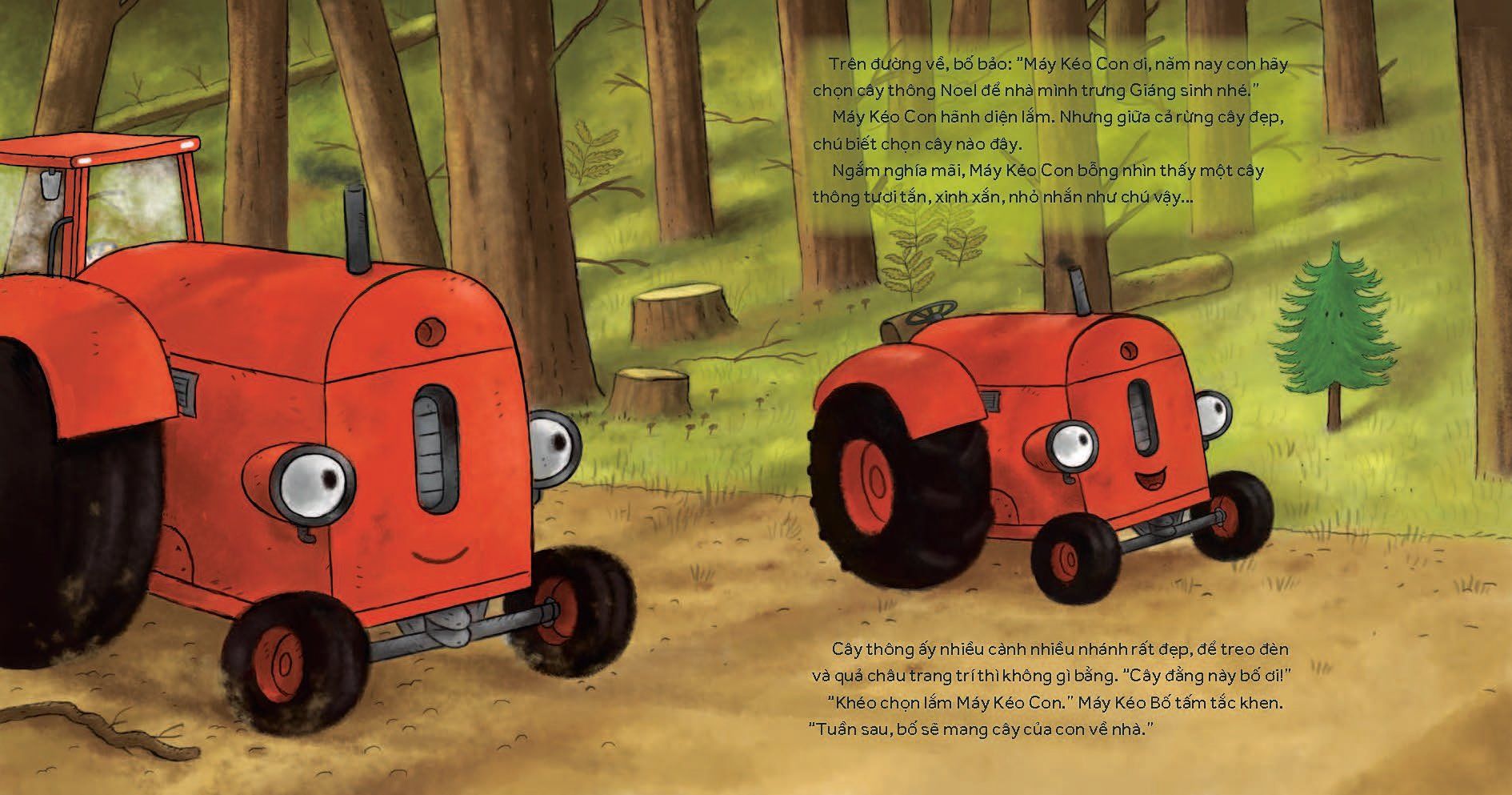 nông trại vui vẻ - máy kéo con và cây thông noel - Ảnh 7