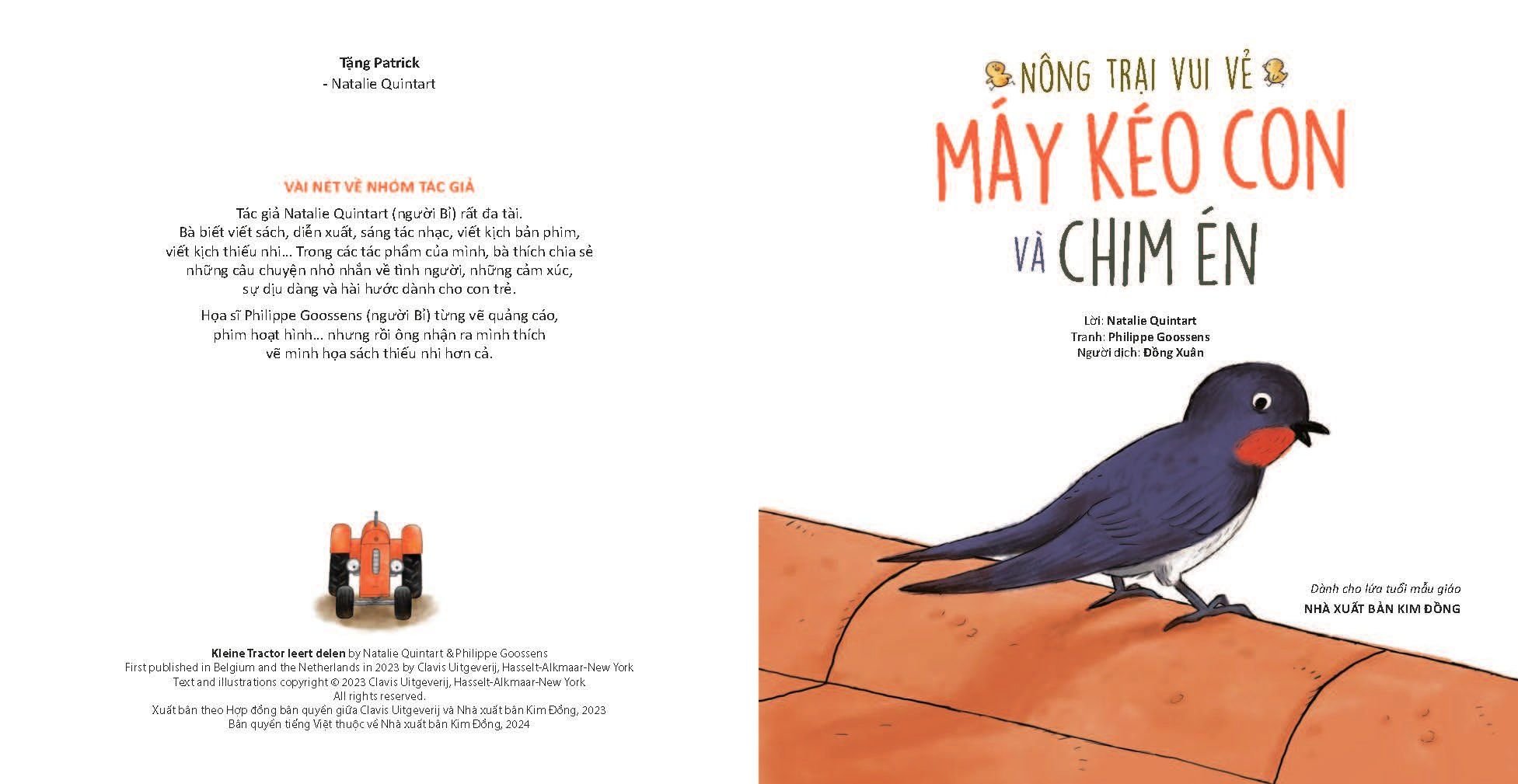 nông trại vui vẻ - máy kéo con và chim én - Ảnh 4