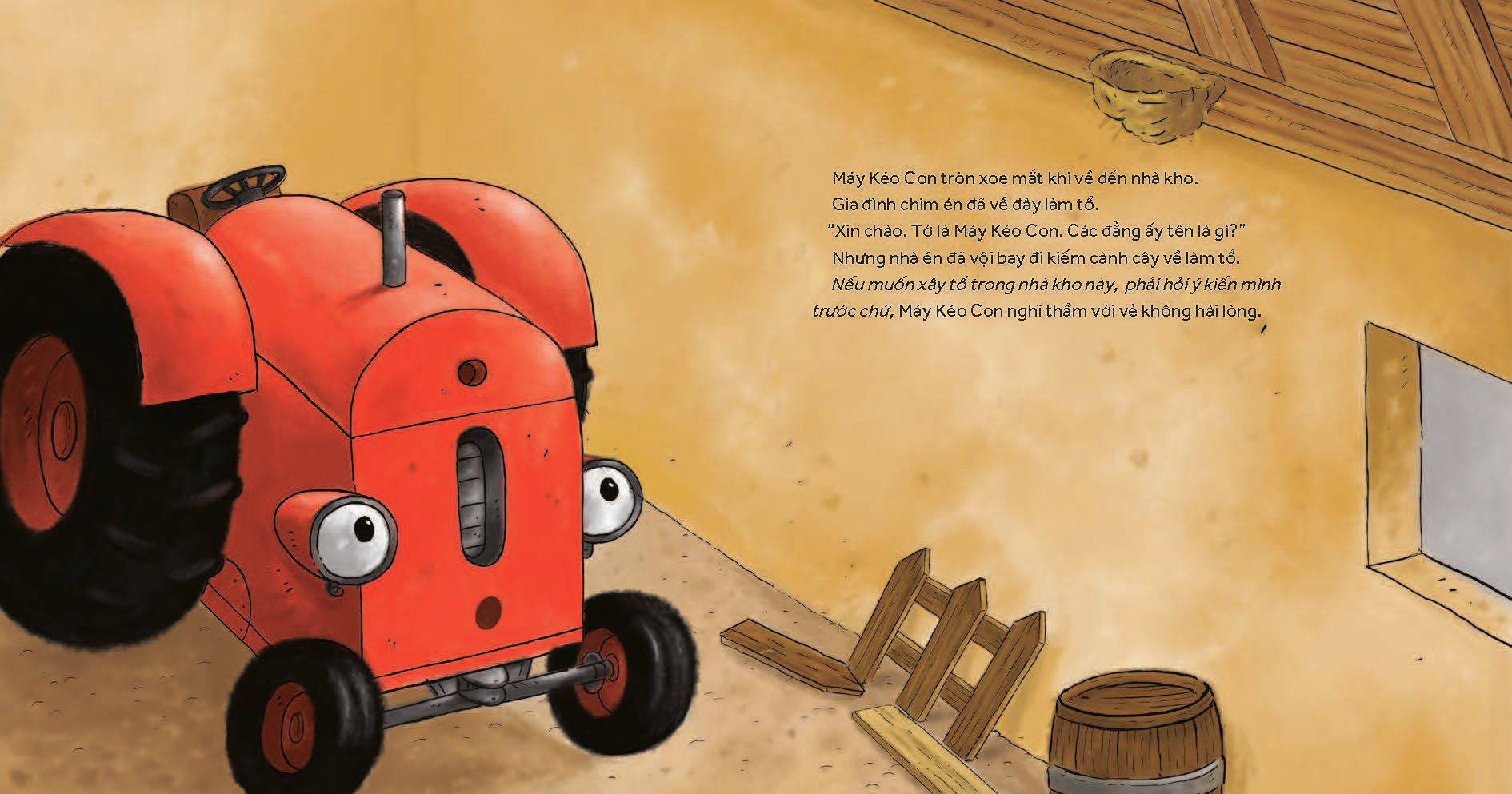 nông trại vui vẻ - máy kéo con và chim én - Ảnh 6