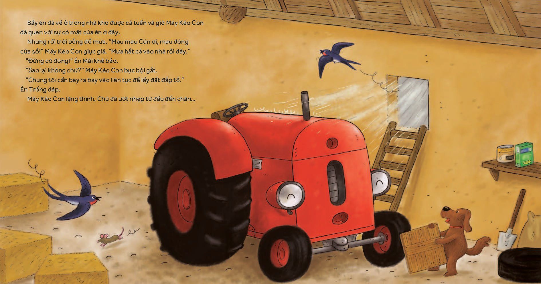 nông trại vui vẻ - máy kéo con và chim én - Ảnh 7