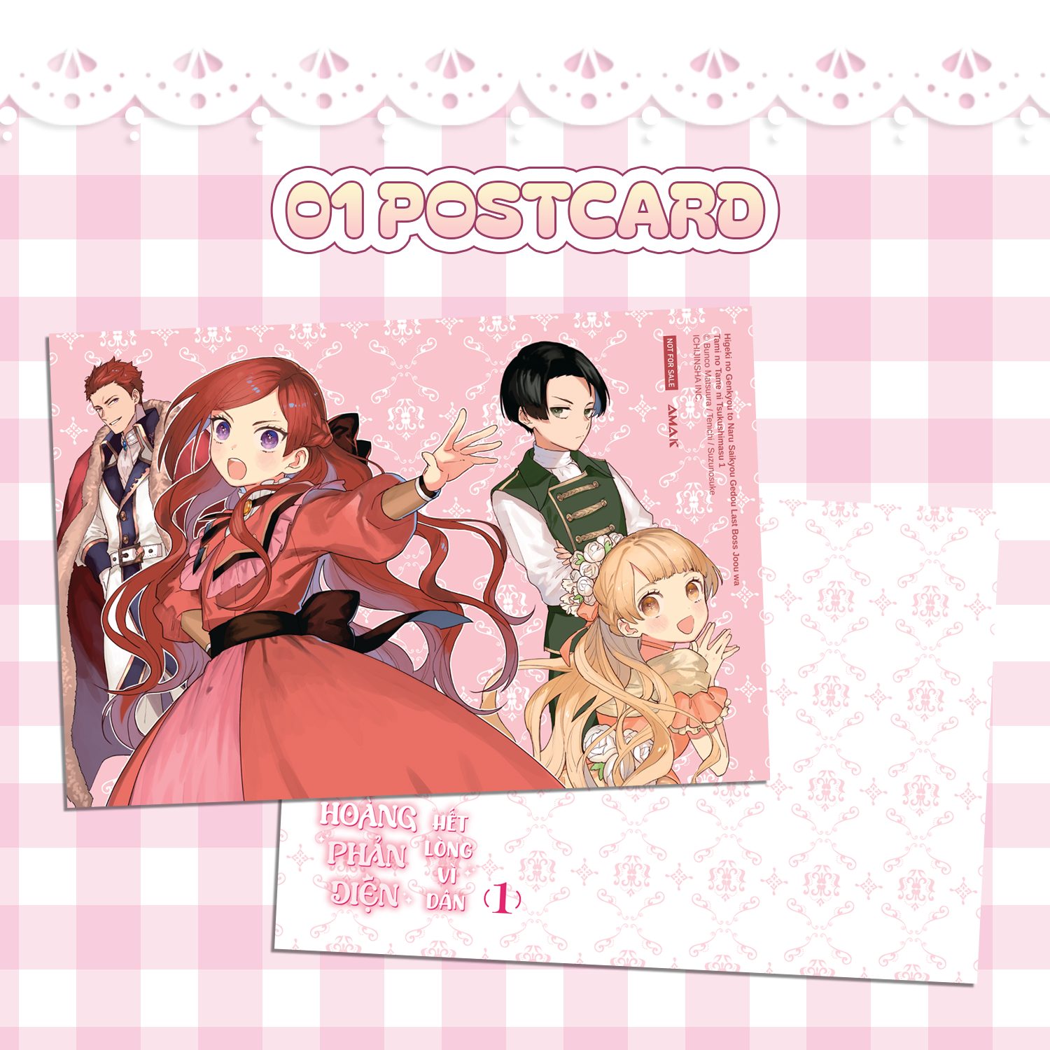 Nữ Hoàng Phản Diện Hết Lòng Vì Dân - Tập 1 - Tặng Kèm Bookmark + Postcard + Clear Card Bế Hình + Card Bế Hình Chibi Trong Suốt - Ảnh 6
