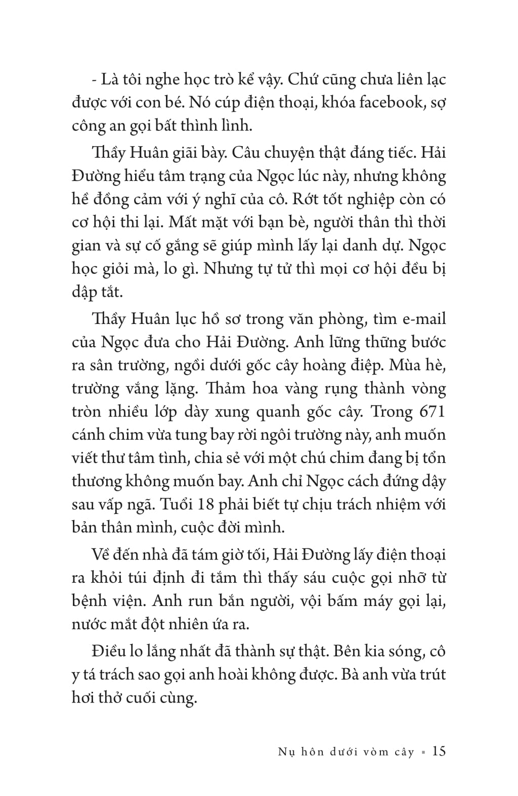 nụ hôn dưới vòm cây - Ảnh 14