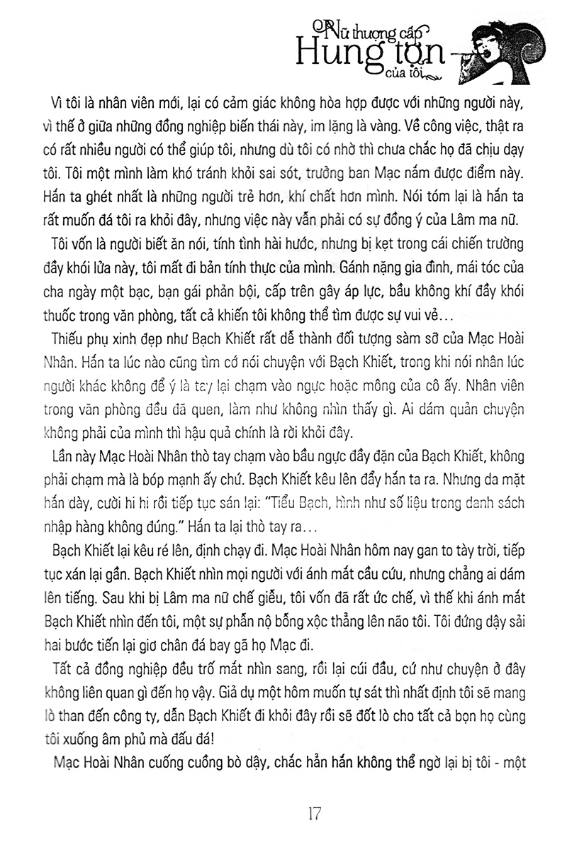 nữ thượng cấp hung tợn của tôi - Ảnh 17