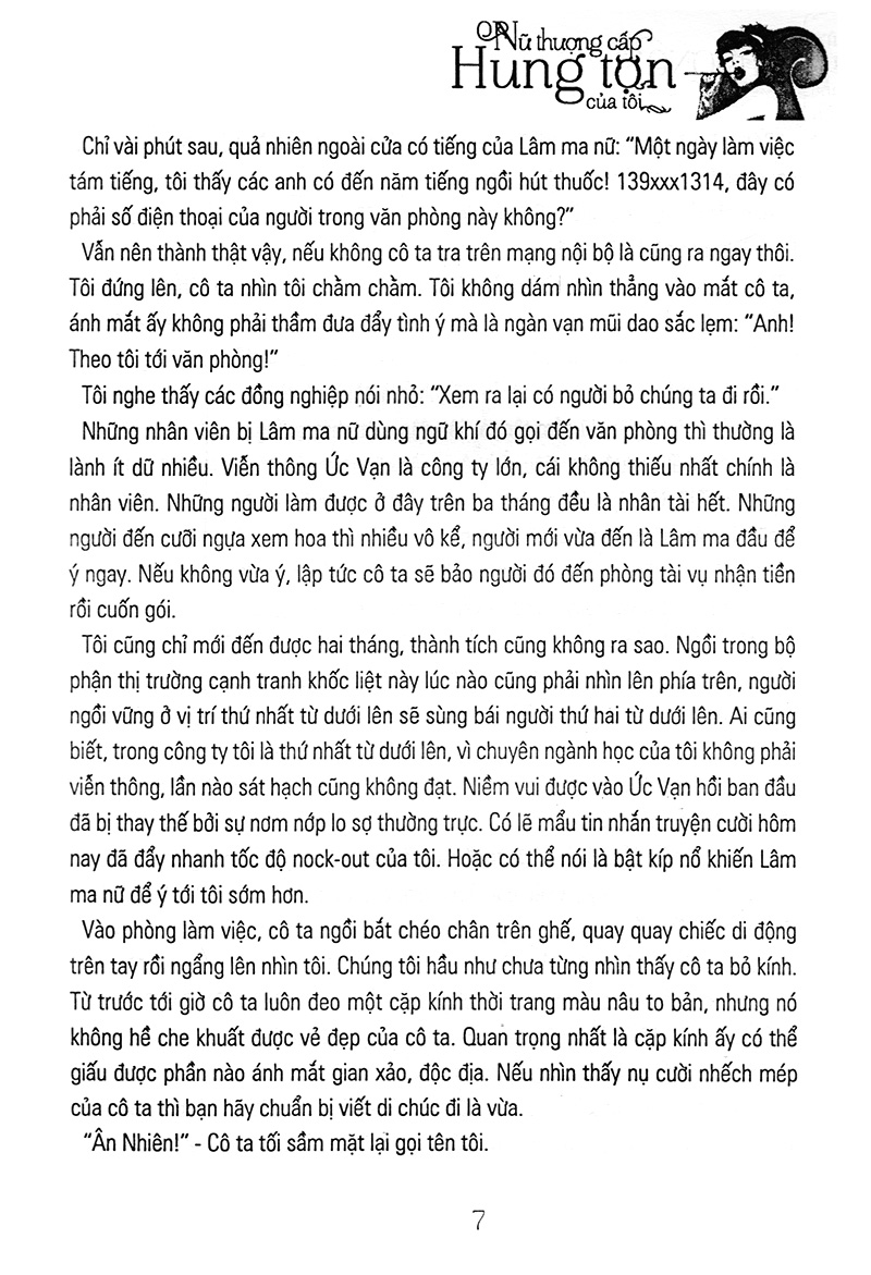 nữ thượng cấp hung tợn của tôi - Ảnh 7