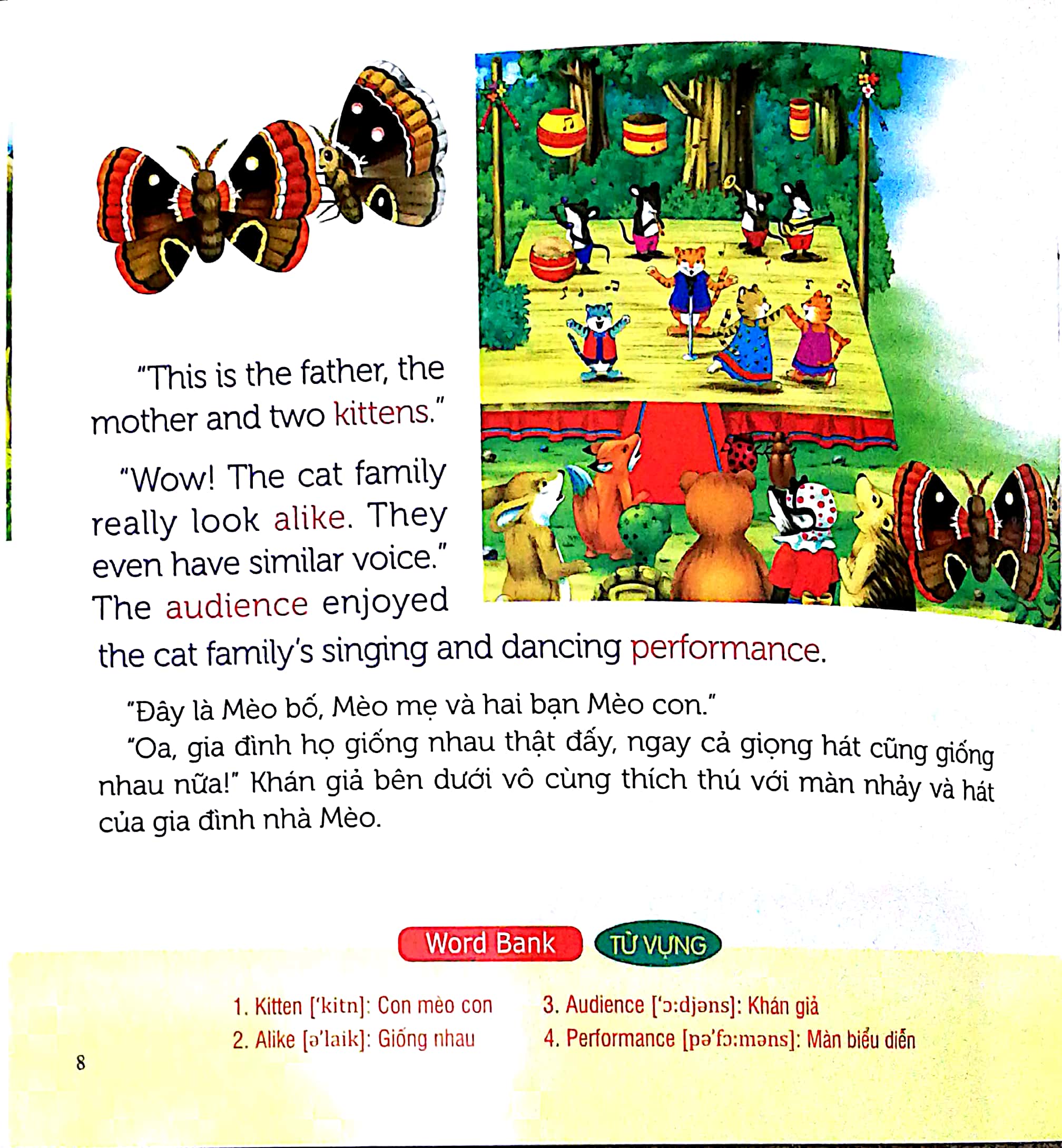 nuôi dưỡng tâm hồn - truyện tranh song ngữ anh - việt - bé tìm hiểu về thiên nhiên - Ảnh 5