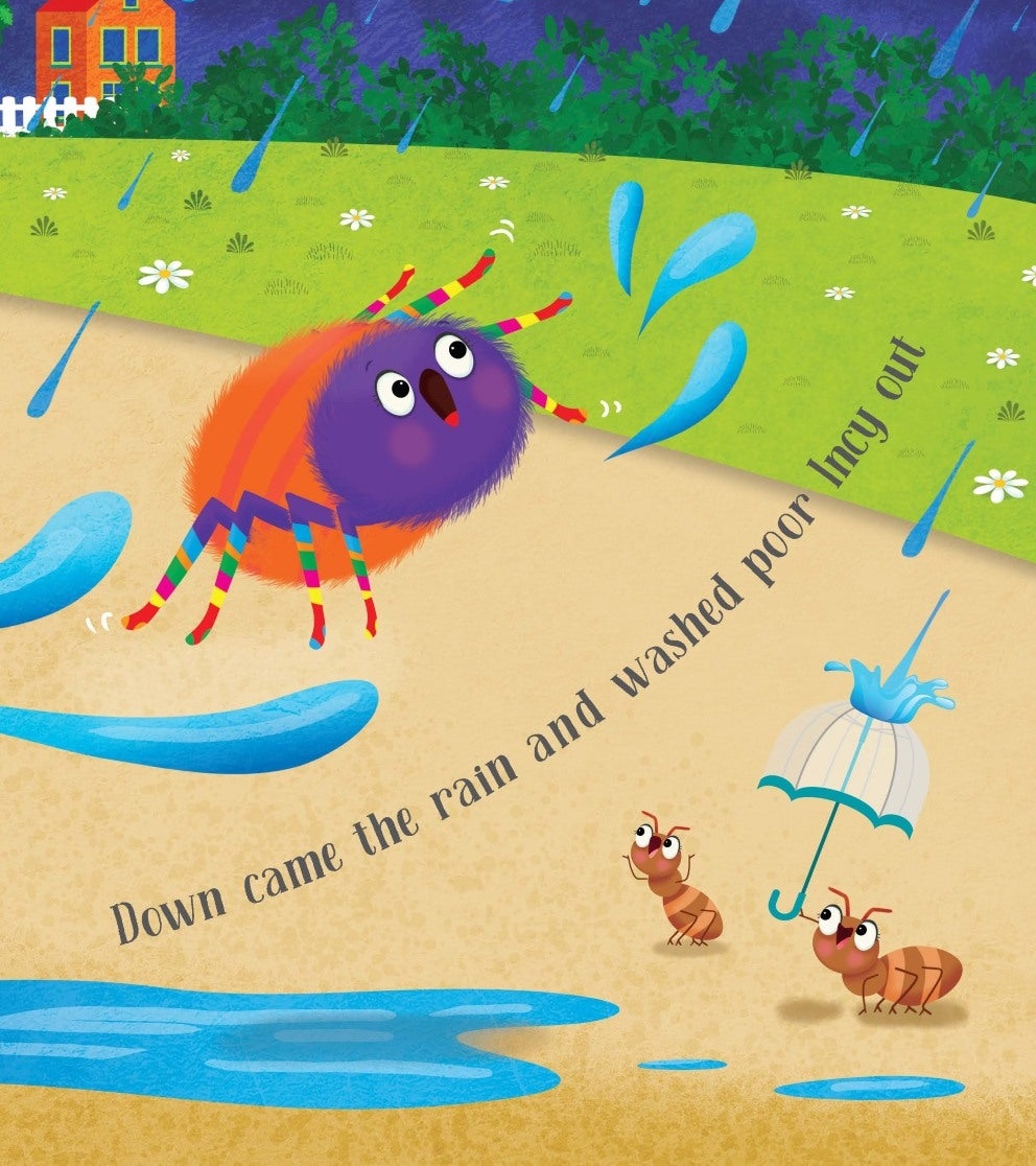 nursery rhyme picture book - incy wincy spider - Ảnh 5
