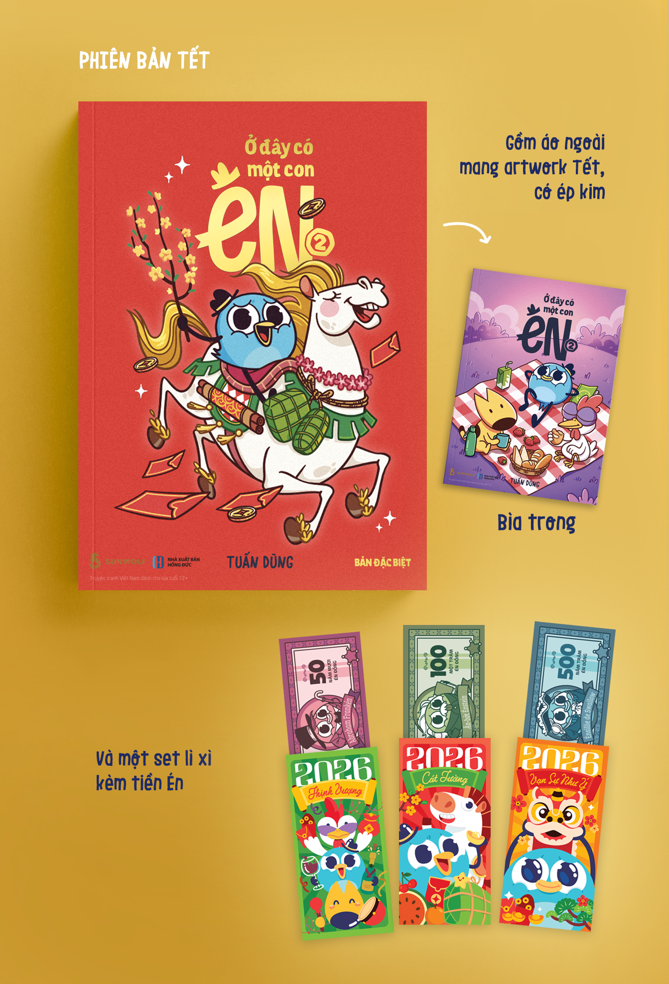 O Day Co Mot Con En - Tap 2 - Ban Dac Biet - Tang Kem Bia Ao + Set Li Xi Kem Tien En - Ảnh 2