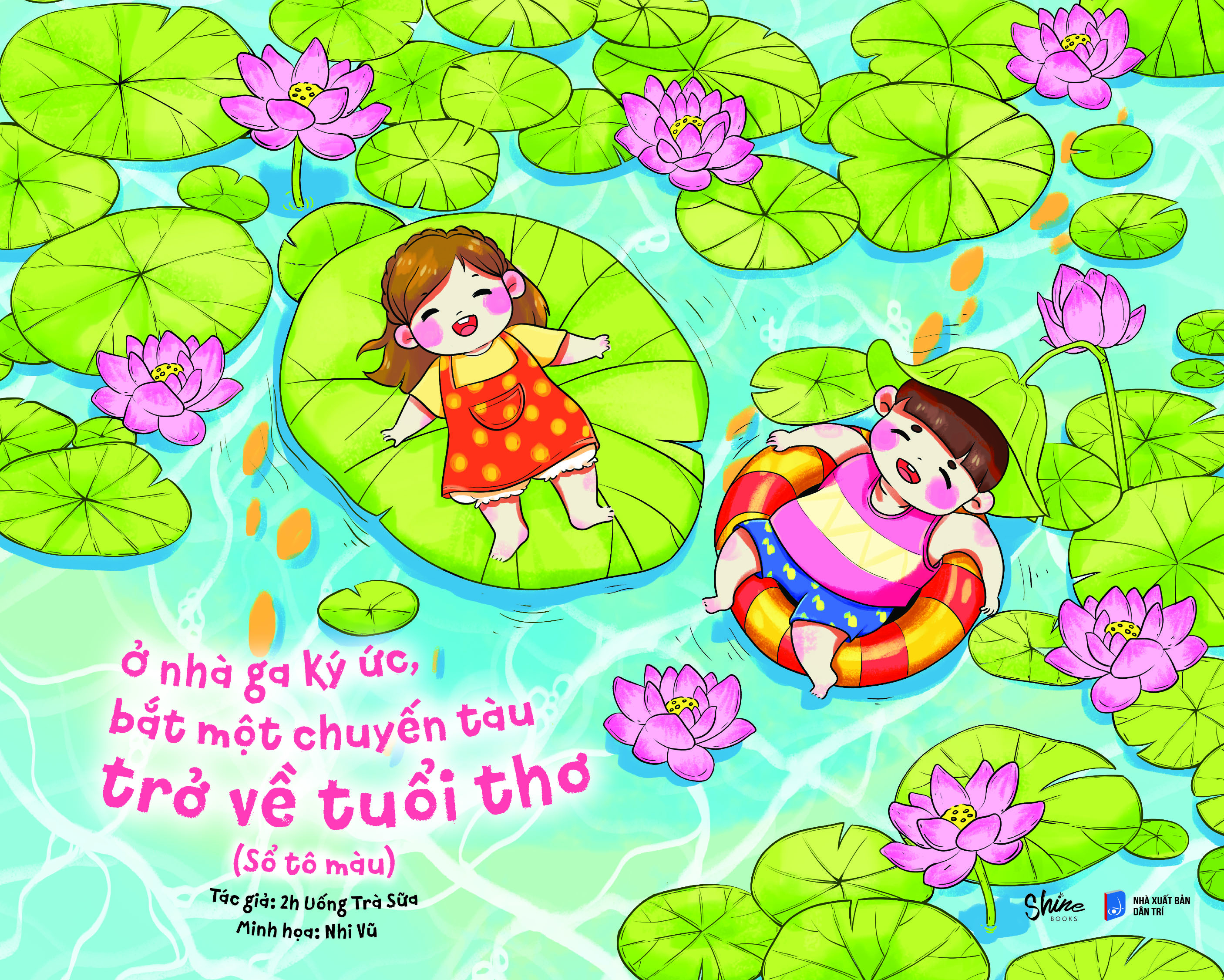 ở nhà ga ký ức bắt một chuyến tàu trở về tuổi thơ (sổ tô màu) - Ảnh 2