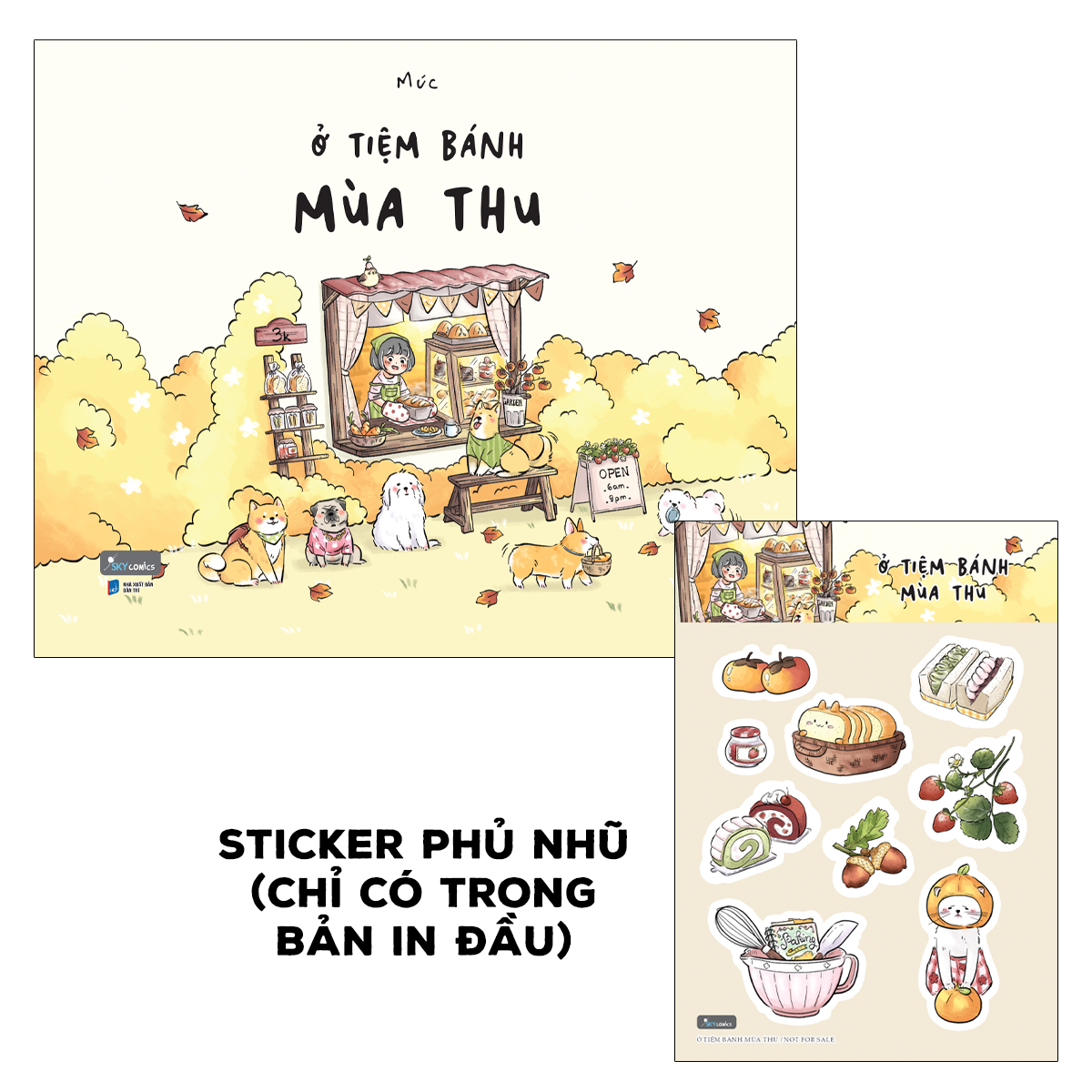ở tiệm bánh mùa thu - tặng kèm sticker phủ nhũ - Ảnh 2