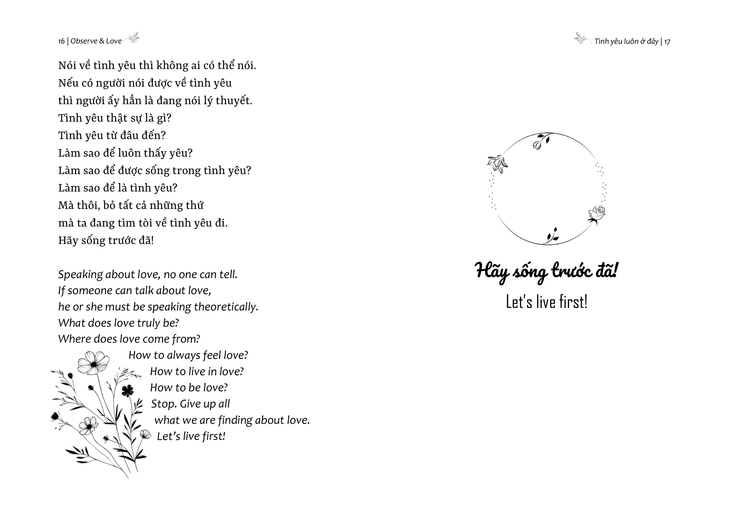 Observe And Love - Tình Yêu Luôn Ở Đây - Phiên Bản Song Ngữ - Ảnh 10
