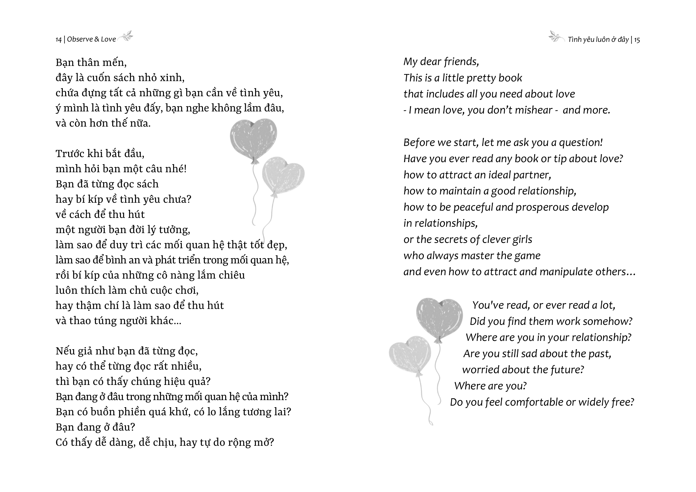 Observe And Love - Tình Yêu Luôn Ở Đây - Phiên Bản Song Ngữ - Ảnh 9