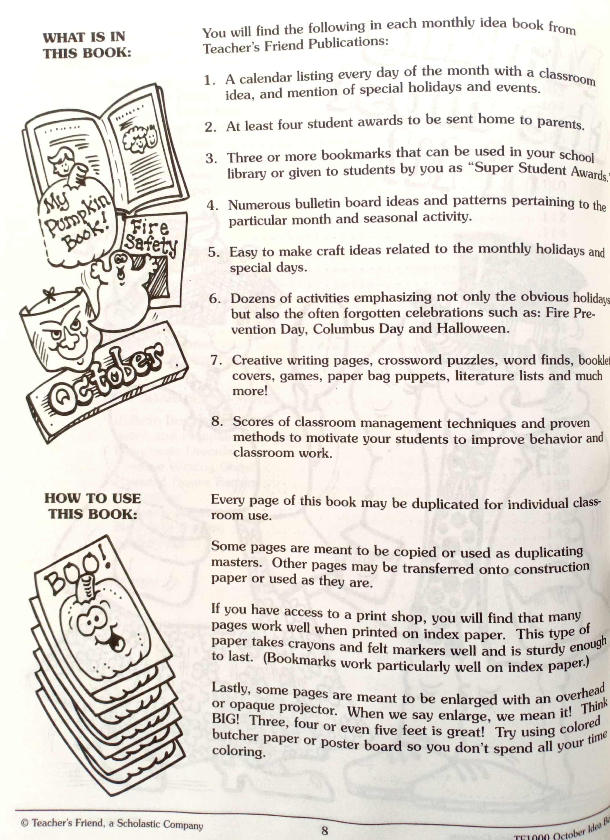 october: a creative idea book for the elementary teacher - Ảnh 5