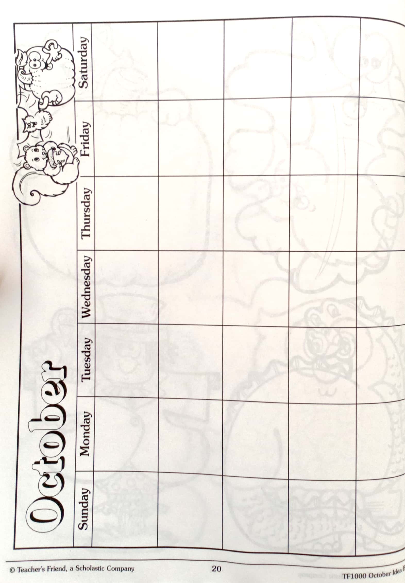 october: a creative idea book for the elementary teacher - Ảnh 9