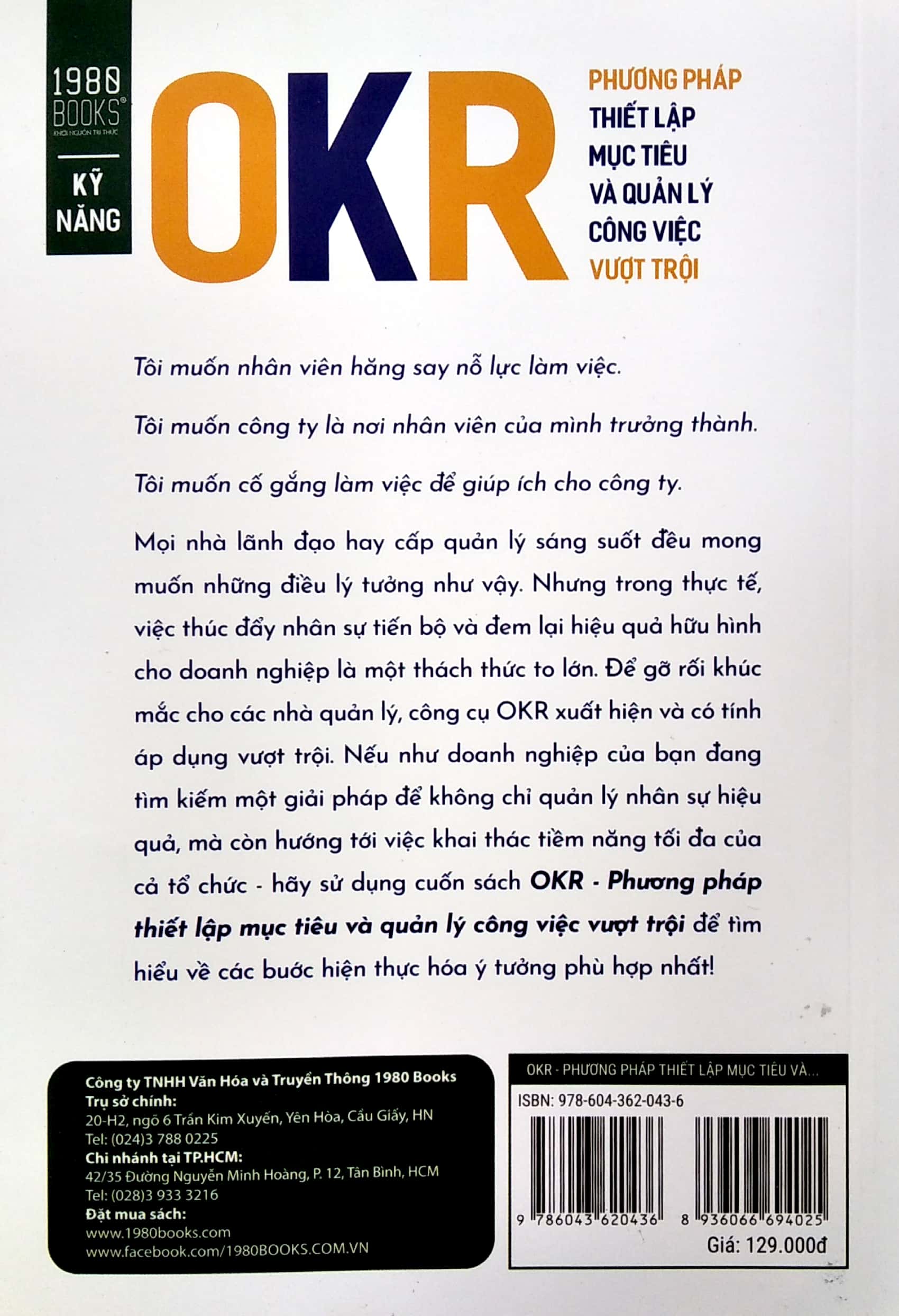 okr - phương pháp thiết lập mục tiêu và quản lý công việc vượt trội (tái bản) - Ảnh 8