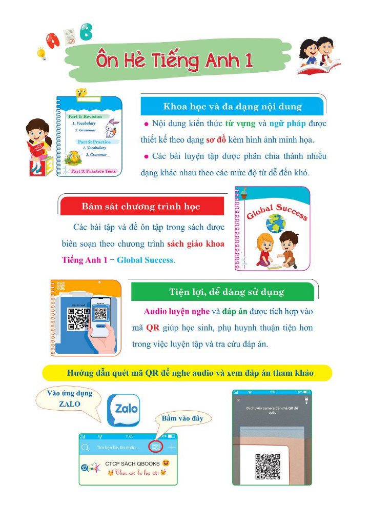 ôn hè tiếng anh 1 - dành cho học sinh lớp 1 lên lớp 2 - Ảnh 3