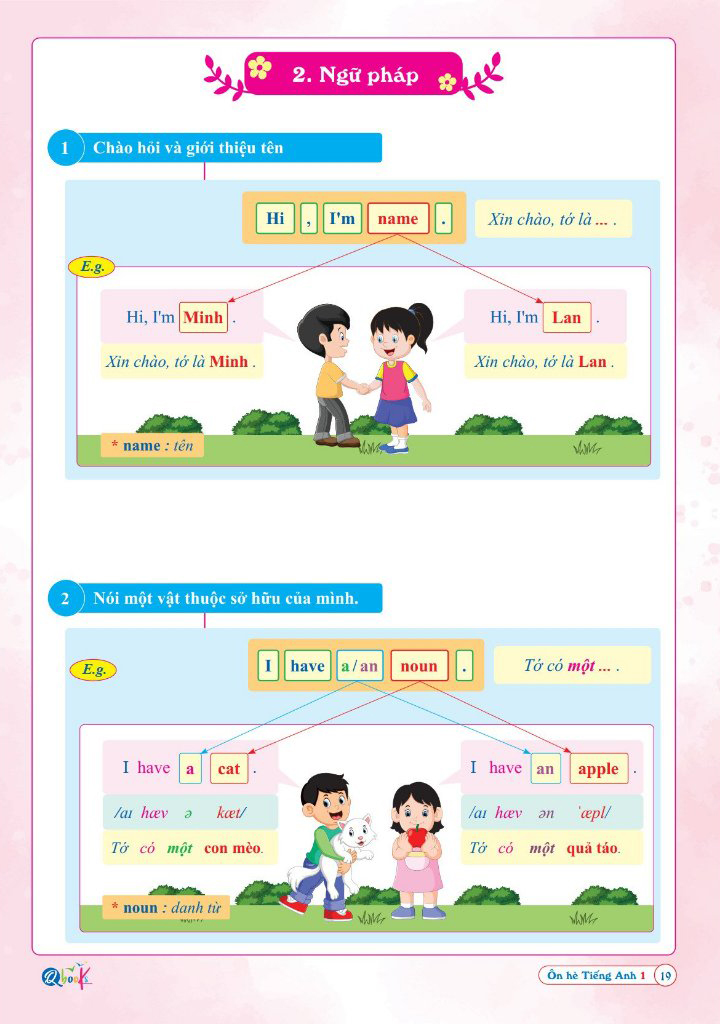 ôn hè tiếng anh 1 - dành cho học sinh lớp 1 lên lớp 2 - Ảnh 6