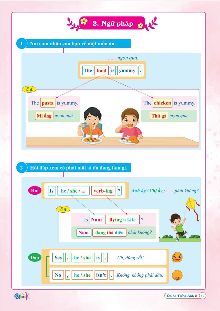ôn hè tiếng anh 2 - dành cho học sinh lớp 2 lên lớp 3 - Ảnh 6