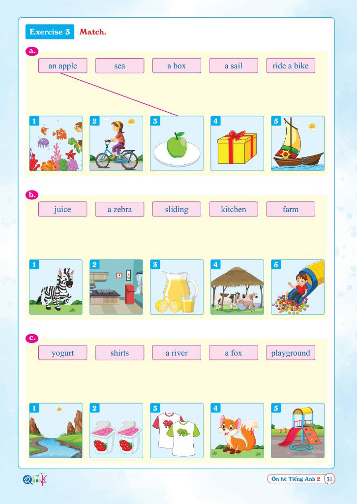 ôn hè tiếng anh 2 - dành cho học sinh lớp 2 lên lớp 3 - Ảnh 8