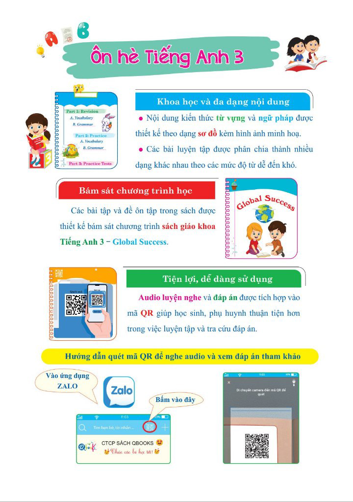 ôn hè tiếng anh 3 - dành cho học sinh lớp 3 lên lớp 4 - Ảnh 3