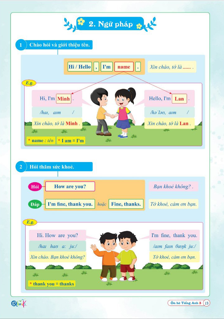 ôn hè tiếng anh 3 - dành cho học sinh lớp 3 lên lớp 4 - Ảnh 6