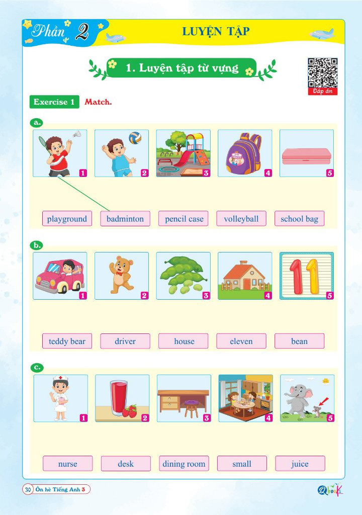 ôn hè tiếng anh 3 - dành cho học sinh lớp 3 lên lớp 4 - Ảnh 8