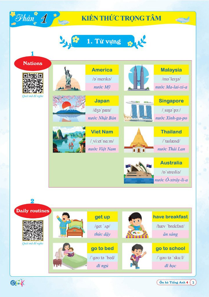 ôn hè tiếng anh 4 - dành cho học sinh lớp 4 lên lớp 5 - Ảnh 5