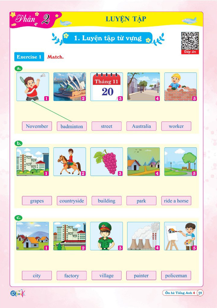 ôn hè tiếng anh 4 - dành cho học sinh lớp 4 lên lớp 5 - Ảnh 7