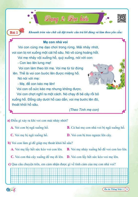 ôn hè tiếng việt 1 - dành cho học sinh lớp 1 lên lớp 2 - Ảnh 4