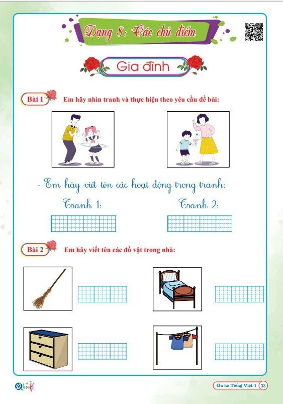 ôn hè tiếng việt 1 - dành cho học sinh lớp 1 lên lớp 2 - Ảnh 7