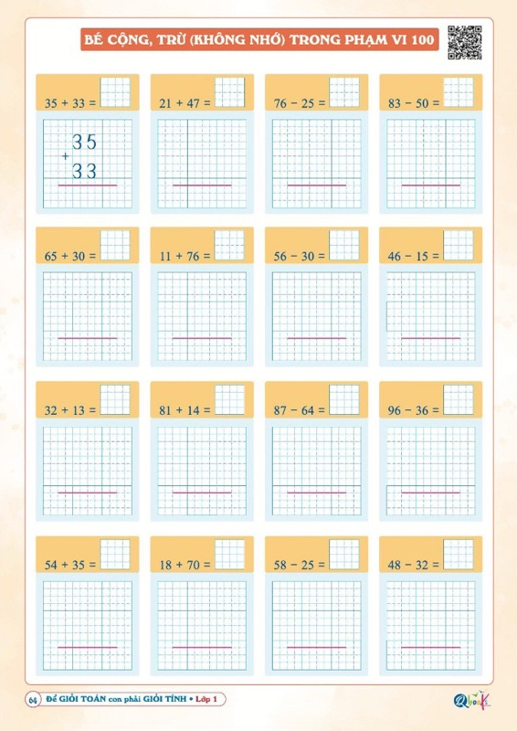 ôn hè toán 1 - dành cho học sinh lớp 1 lên lớp 2 - Ảnh 10