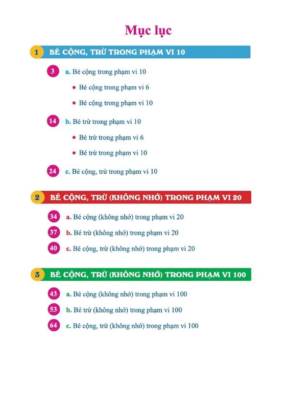ôn hè toán 1 - dành cho học sinh lớp 1 lên lớp 2 - Ảnh 3