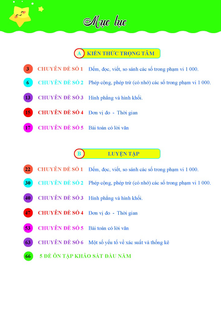 ôn hè toán 2 (dành cho học sinh lớp 2 lên lớp 3) (tái bản 2024) - Ảnh 3