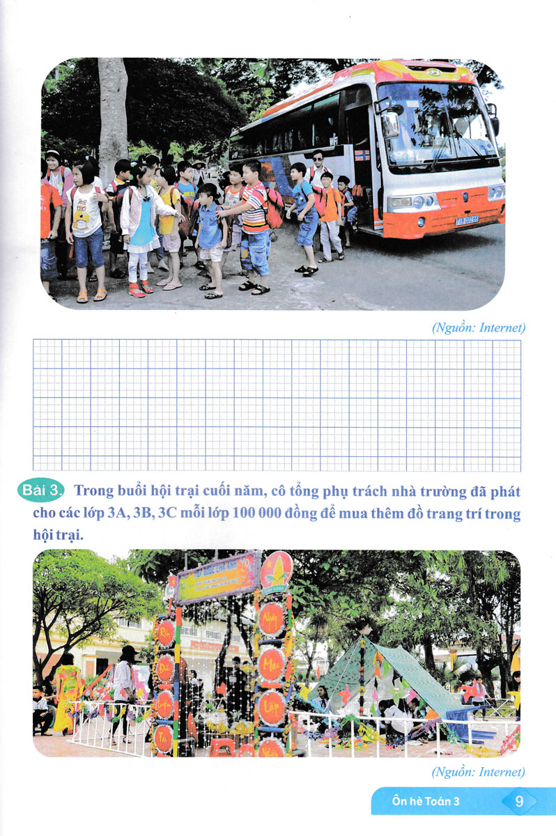 ôn hè toán 3 (kết nối) (biên soạn theo chương trình giáo dục phổ thông mới) - Ảnh 10