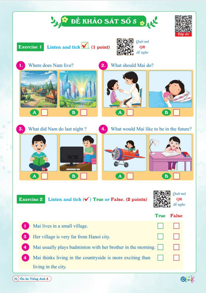 ôn hè toán 5 - dành cho học sinh lớp 5 lên lớp 6 - Ảnh 10