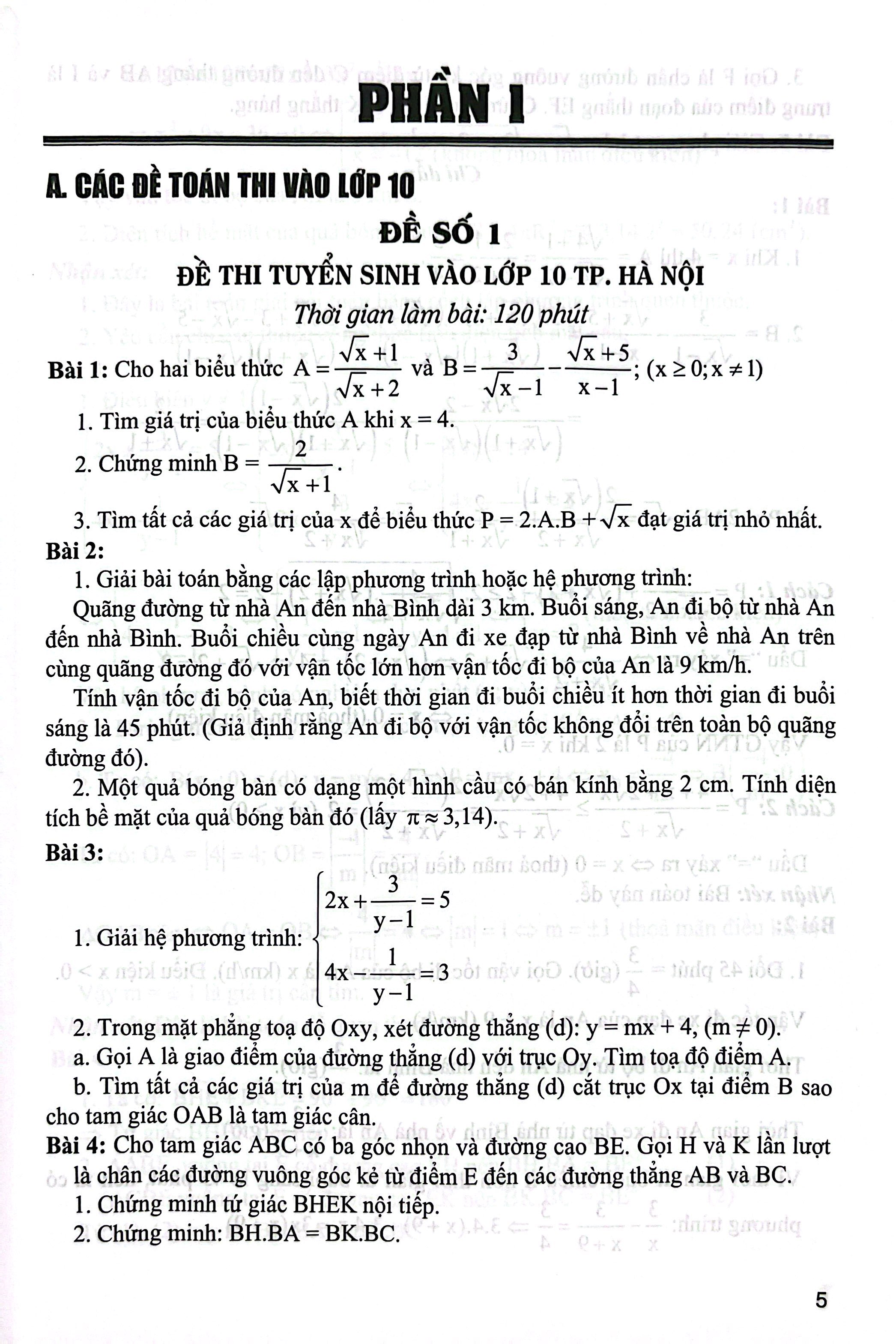 Ôn Luyện Môn Toán Thi Vào Lớp 10 - Ảnh 4