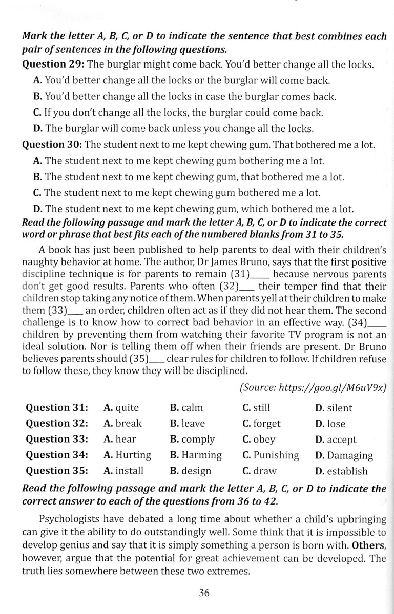 ôn luyện thi tốt nghiệp thpt năm 2024 - môn tiếng anh - Ảnh 11