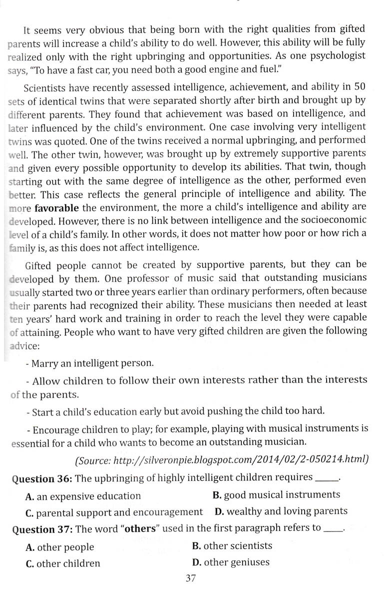 ôn luyện thi tốt nghiệp thpt năm 2024 - môn tiếng anh - Ảnh 12