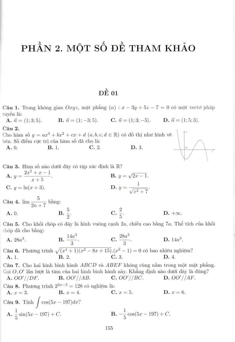 ôn luyện thi tốt nghiệp thpt năm 2024 - môn toán - Ảnh 10