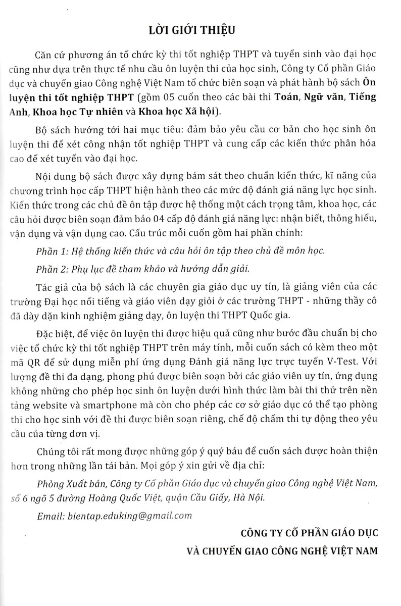 ôn luyện thi tốt nghiệp thpt năm 2024 - môn toán - Ảnh 2