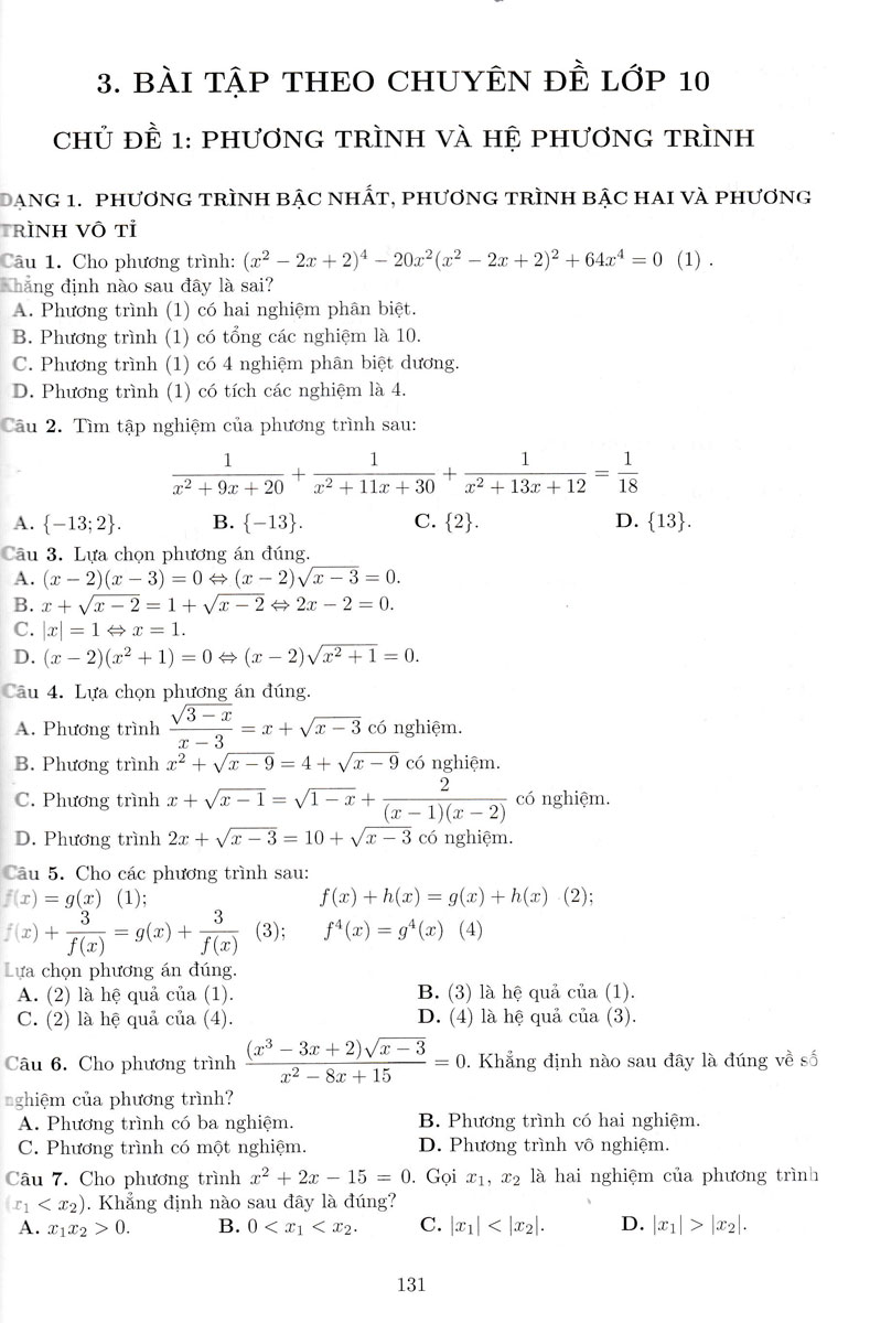 ôn luyện thi tốt nghiệp thpt năm 2024 - môn toán - Ảnh 8