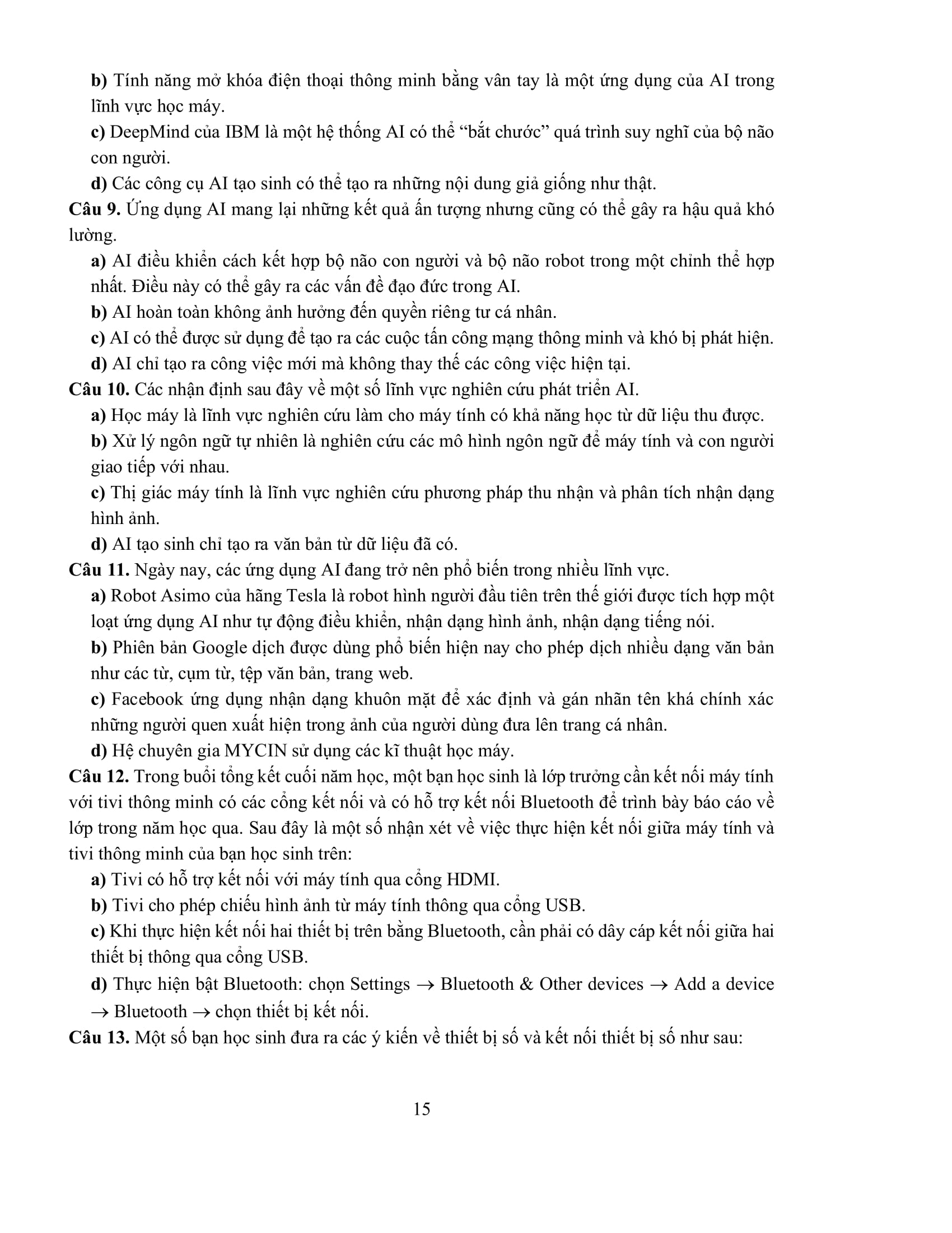 Ôn Luyện Thi Tốt Nghiệp THPT Theo Chương Trình GDPT Mới - Môn Tin Học - Ảnh 15