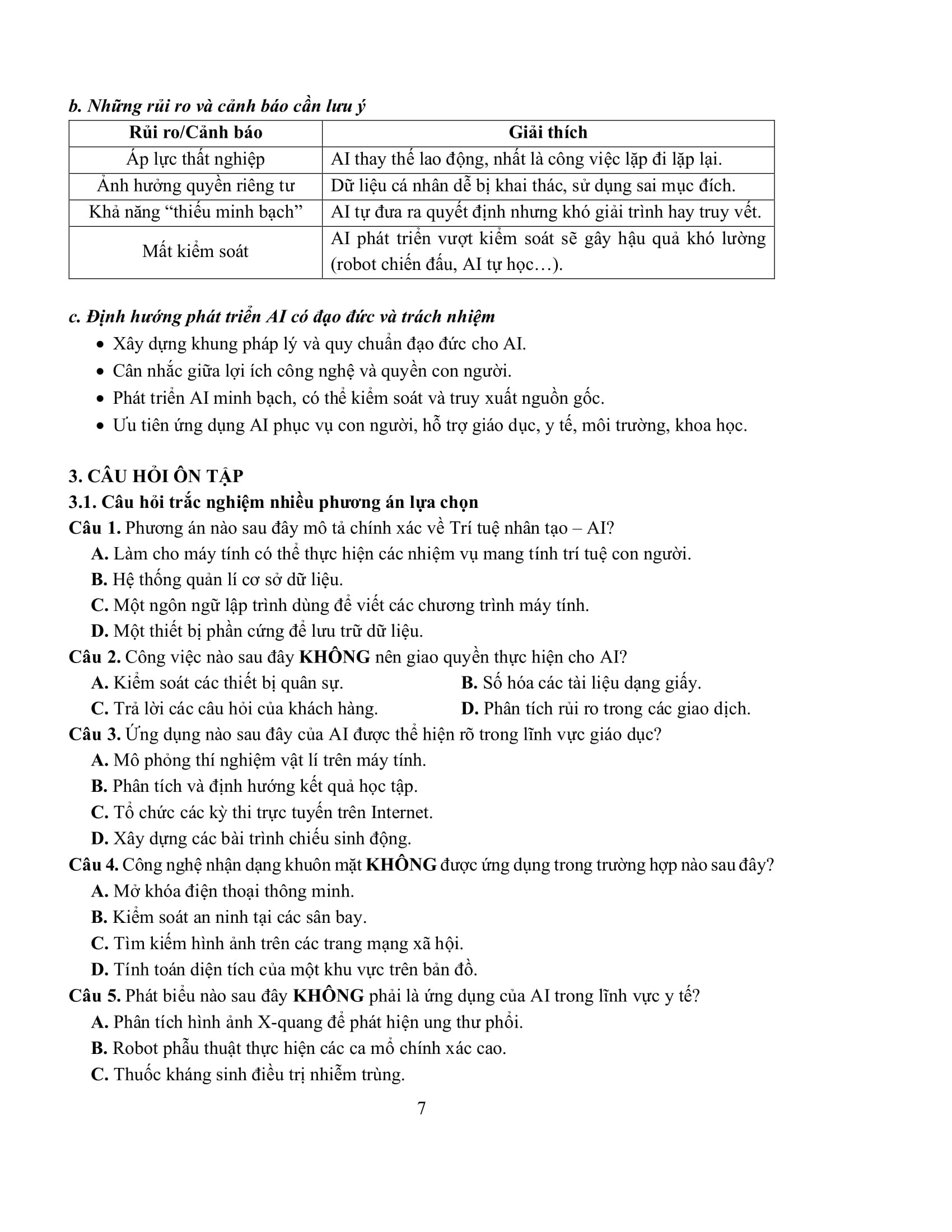 Ôn Luyện Thi Tốt Nghiệp THPT Theo Chương Trình GDPT Mới - Môn Tin Học - Ảnh 7