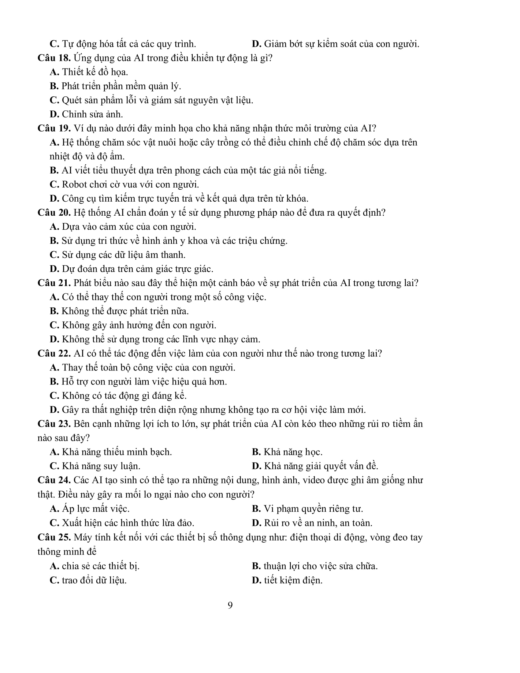 Ôn Luyện Thi Tốt Nghiệp THPT Theo Chương Trình GDPT Mới - Môn Tin Học - Ảnh 9