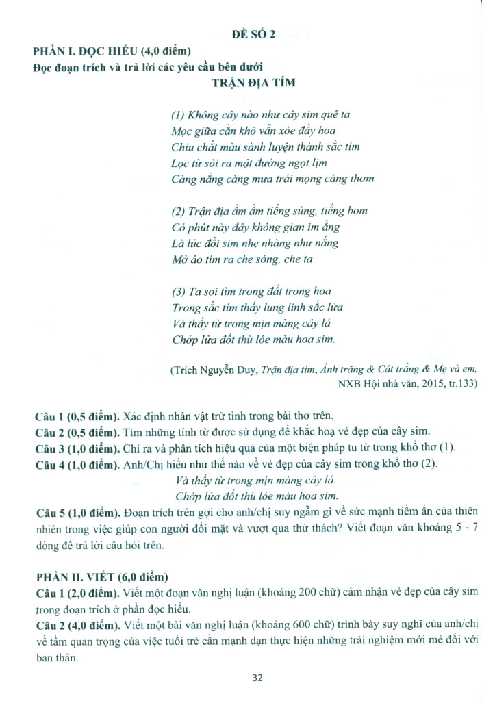 ôn luyện thi tốt nghiệp thpt từ năm 2025 môn ngữ văn (theo chương trình gdpt mới) - Ảnh 10