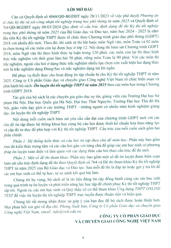 ôn luyện thi tốt nghiệp thpt từ năm 2025 môn ngữ văn (theo chương trình gdpt mới) - Ảnh 3