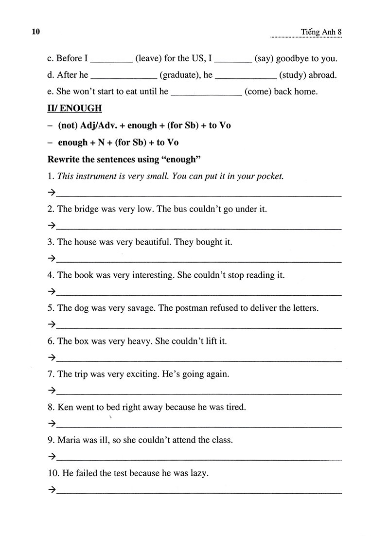 ôn luyện tiếng anh theo hướng ứng dụng thực tế - lớp 8 - Ảnh 16