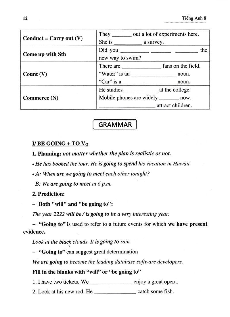 ôn luyện tiếng anh theo hướng ứng dụng thực tế - lớp 8 - Ảnh 19