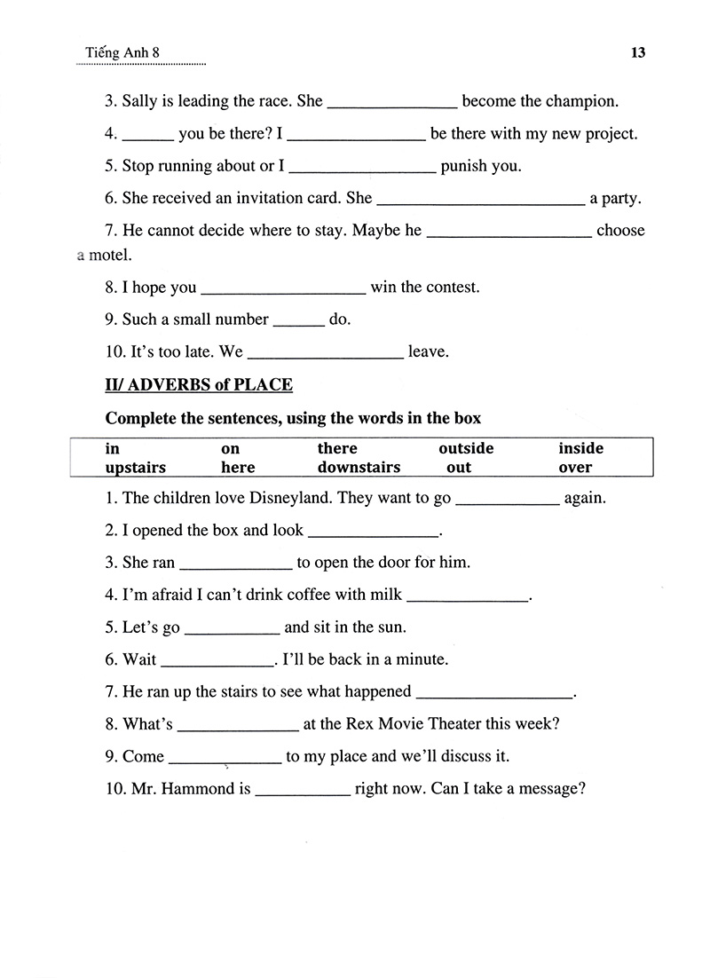 ôn luyện tiếng anh theo hướng ứng dụng thực tế - lớp 8 - Ảnh 21