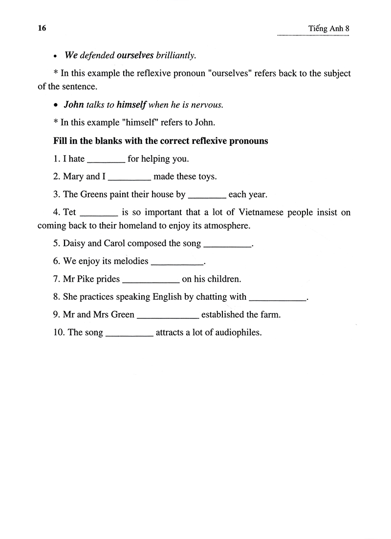 ôn luyện tiếng anh theo hướng ứng dụng thực tế - lớp 8 - Ảnh 28
