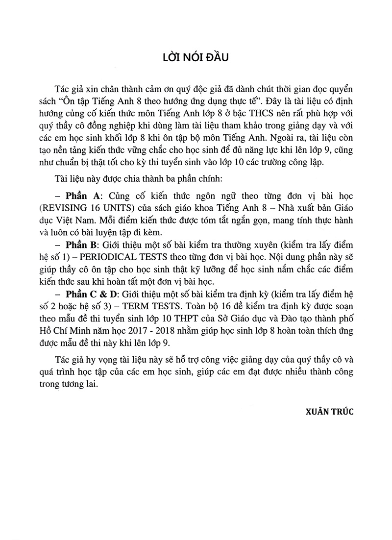ôn luyện tiếng anh theo hướng ứng dụng thực tế - lớp 8 - Ảnh 5